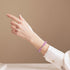Lila x Pink | 925 Sterling Silber | Firefly Glas Liebesarmband